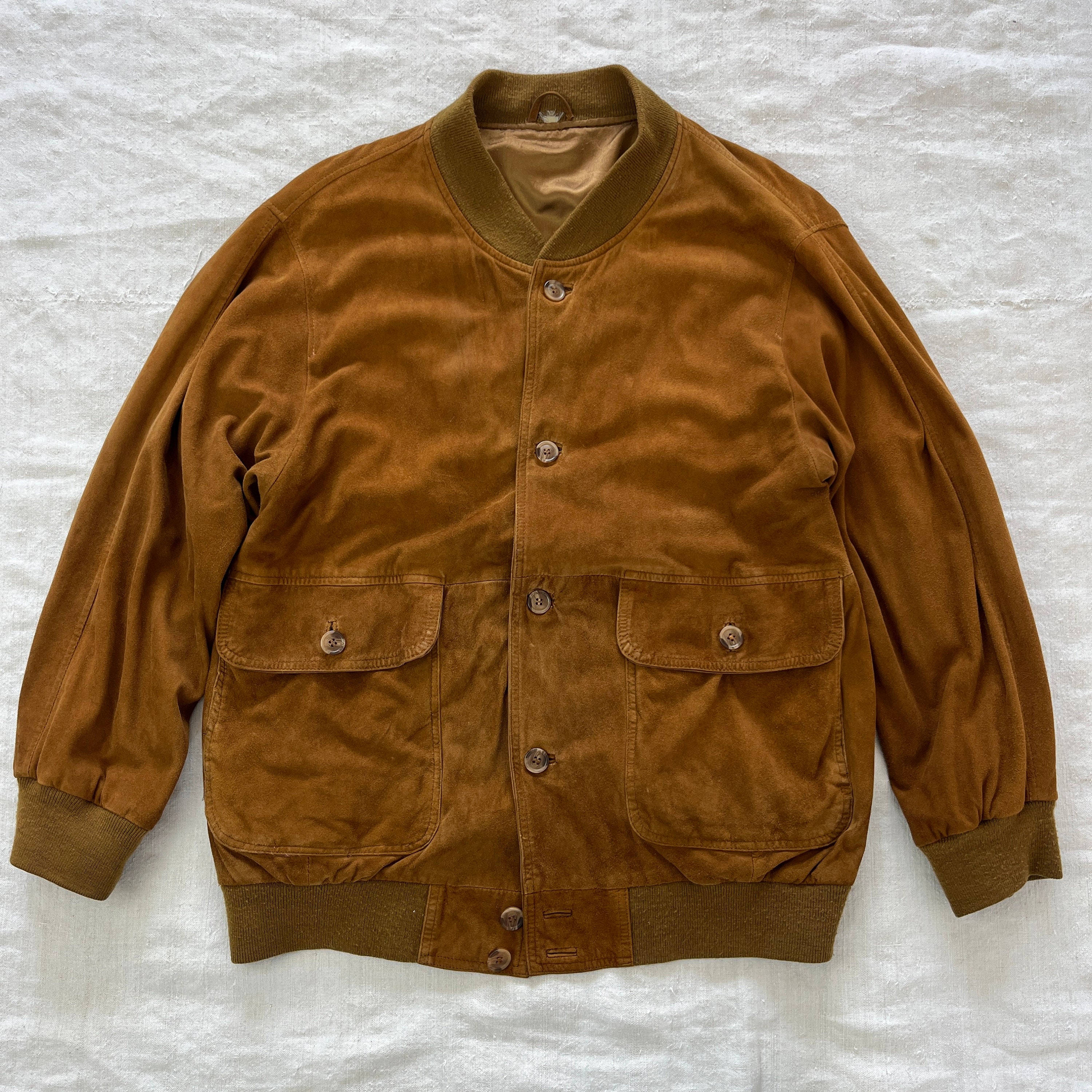 XXL Vintage Suede Bomber Jacket / Vintage Suede Jacket XXL Vintage Suede Bomber Jacket / Vintage Suede Jacket