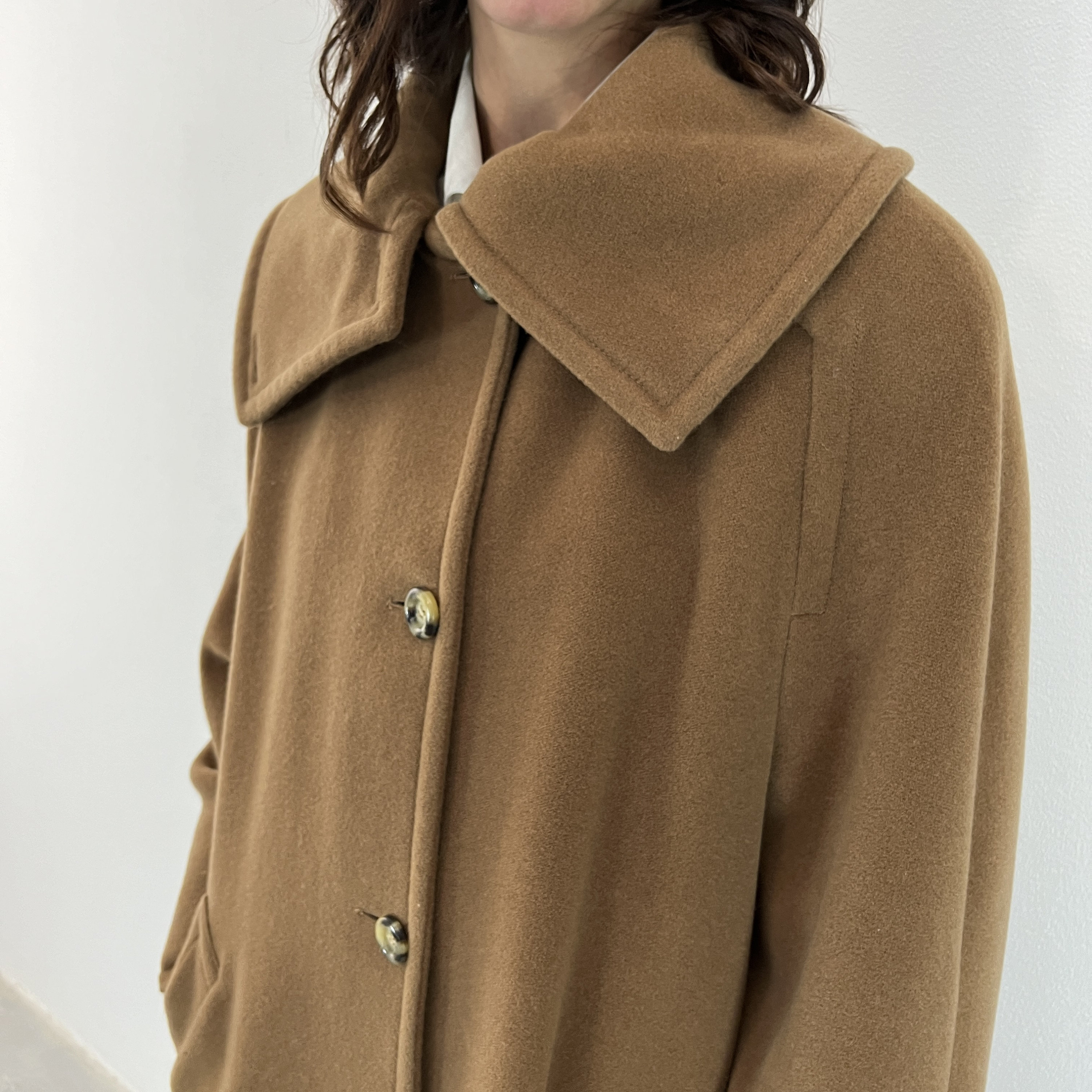 ジャケット・アウター GIANFRANCO FERRE CASHMERE WOOL LONG COAT WINTER COAT GIANFRANCO FERRE LUXURY ITALIAN MENS WOOL