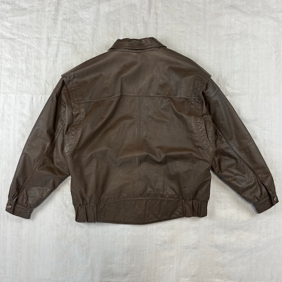 80s leather bomber – TwigsVintage