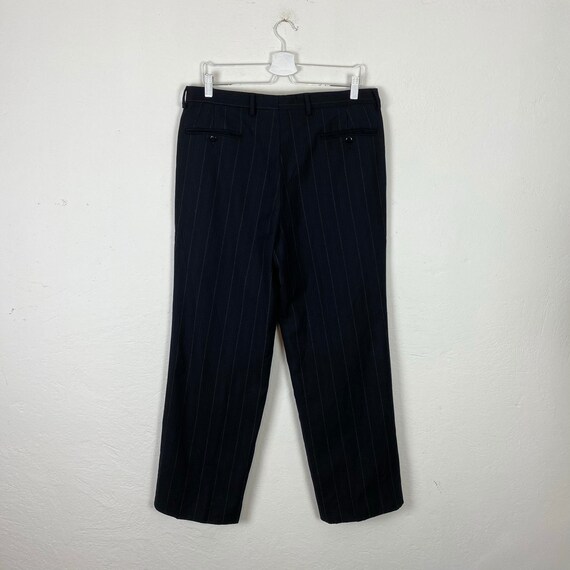 GESSATO Vintage Striped Trousers 90s / Loose Fit Tailored