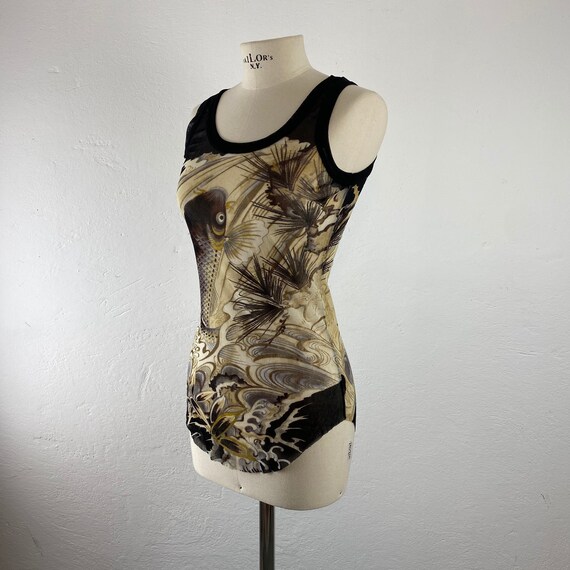 Jean Paul Gaultier mesh top vintage 90s Jean Paul