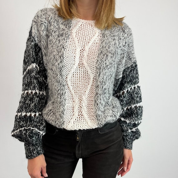 Gros Pull en Laine Femme Vintage