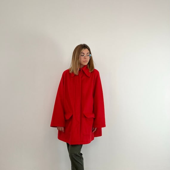 ROUGE Manteau vintage rouge manteau vintage des annees 80 manteau femme rouge manteau femme rouge vintage manteau vintage rouge conte de fees Etsy Canada
