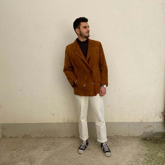 Vintage SUEDE JACKET 1970s /Vintage suede men's ja