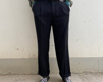M Pura Lana Vergine Pantaloni vintage 80s / pantalone uomo a | Etsy Italia