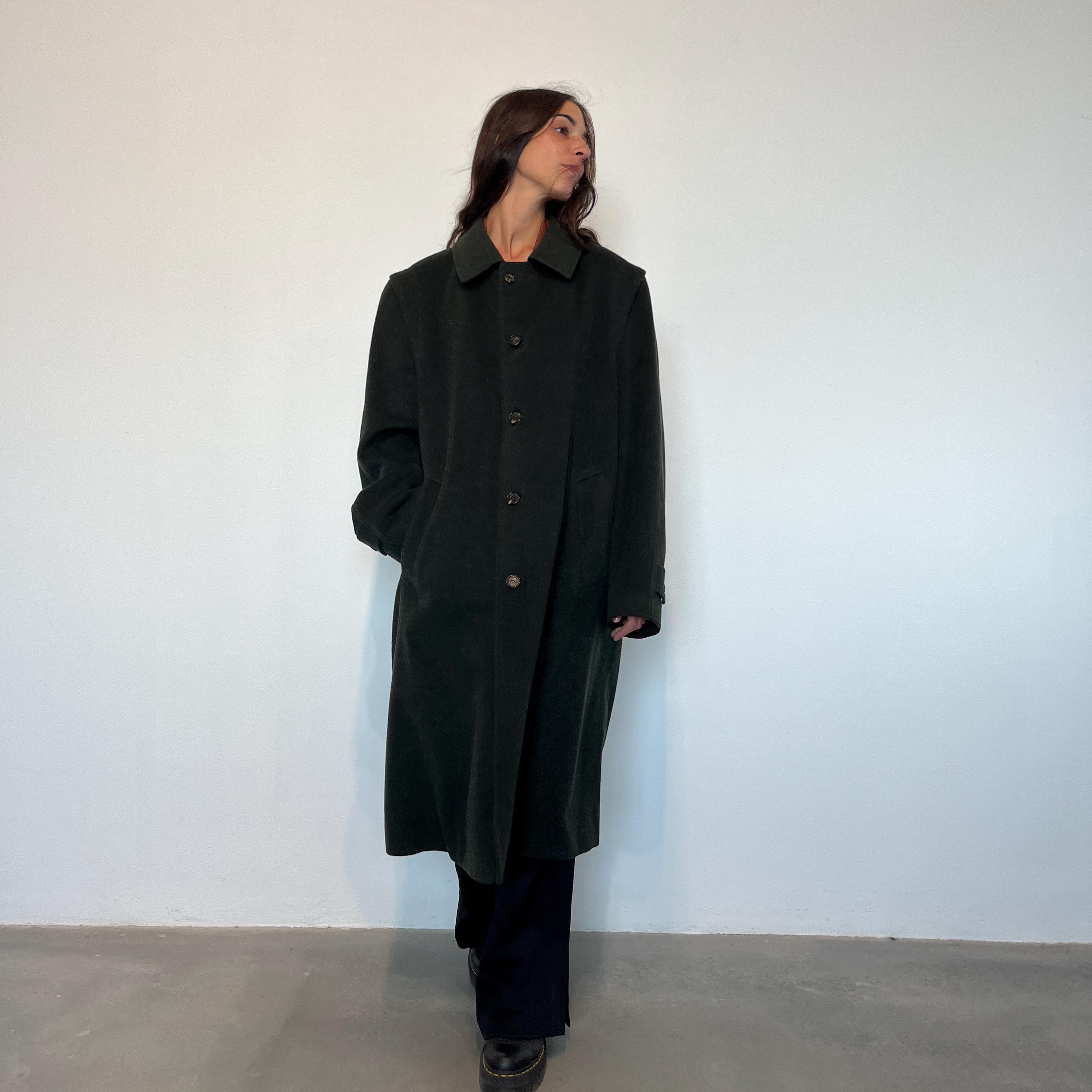 【美品】steinbock ローデンクロス ロングコート ウールアルパカ 美品】steinbock ローデンクロス ロングコート ウールアルパカ