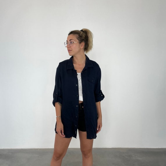 Michael kors sale linen shirt