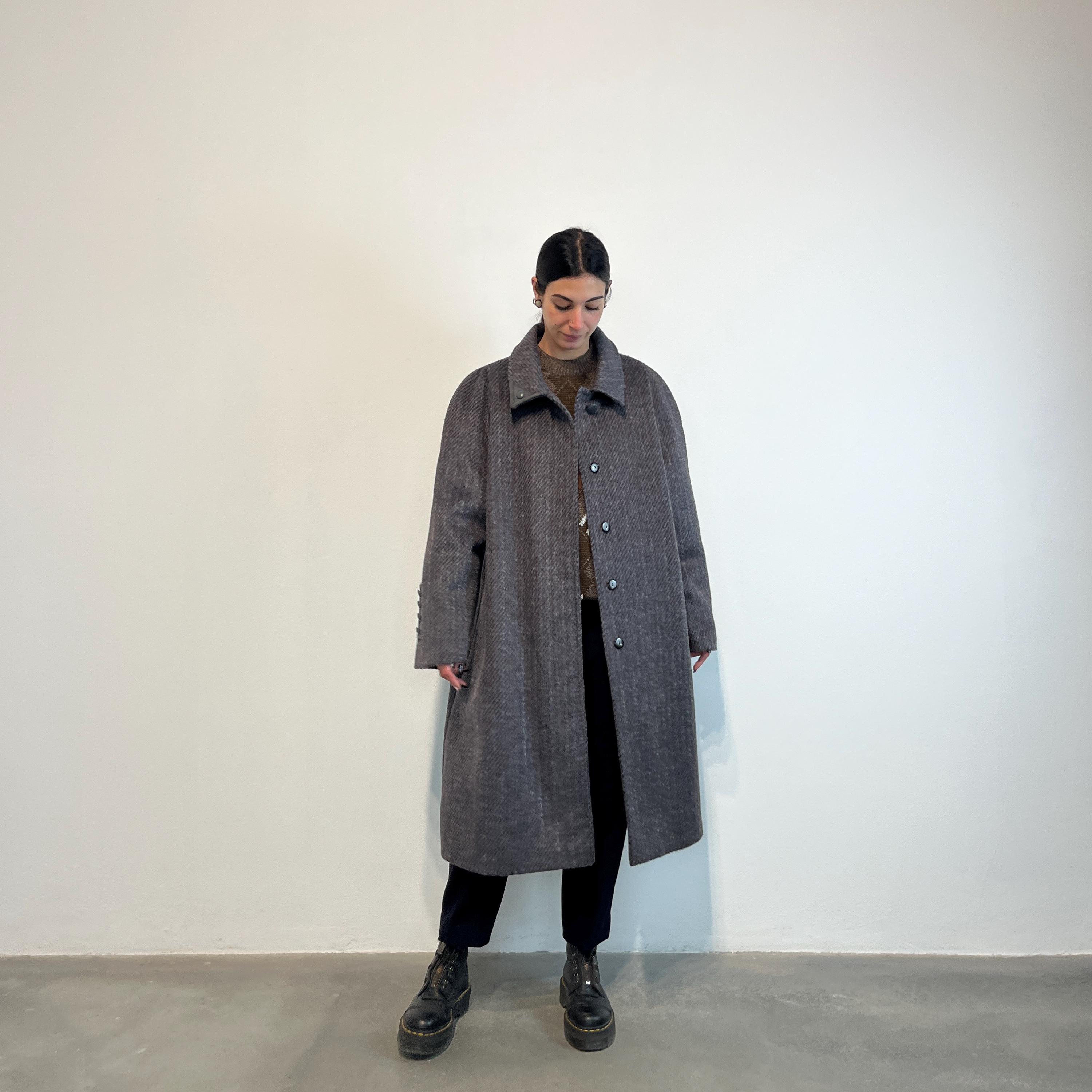 西ドイツ産ラマ毛80%アルパカコート！ / 新品ロングラマ毛コート