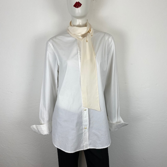 Boutique Moschino Vintage 90s shirt / Moschino wo… - image 4