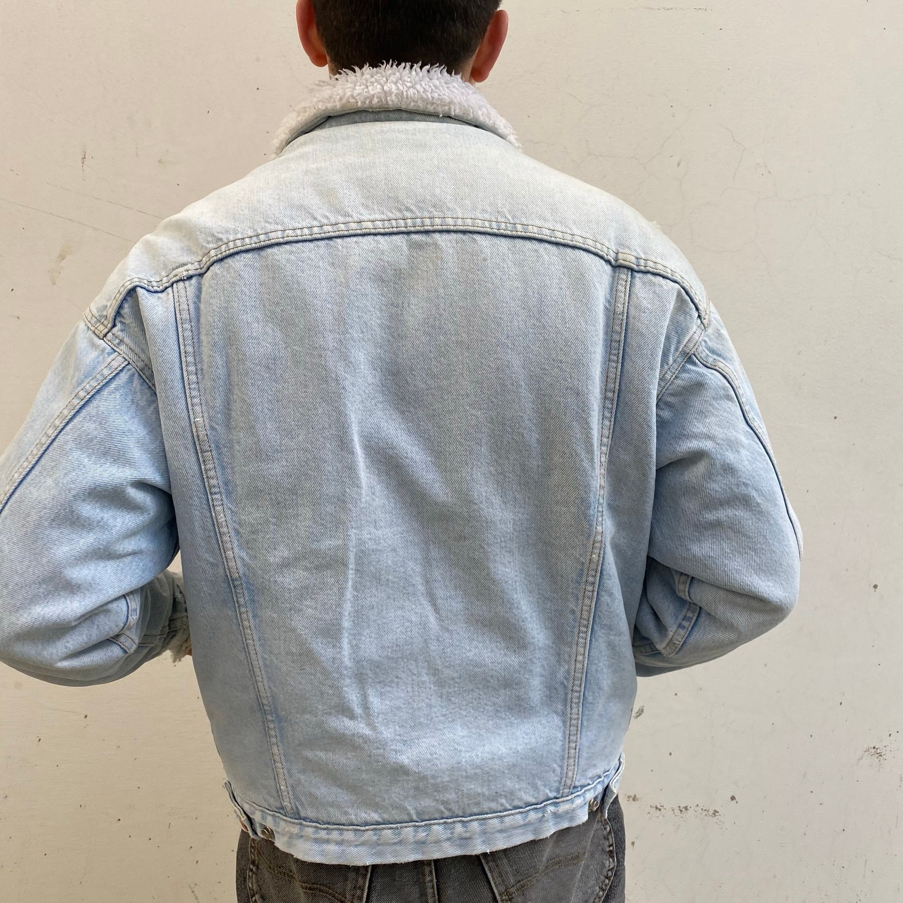 M Sherpa LEVIS / Levis Vintage Interior Denim Jacket With Fur