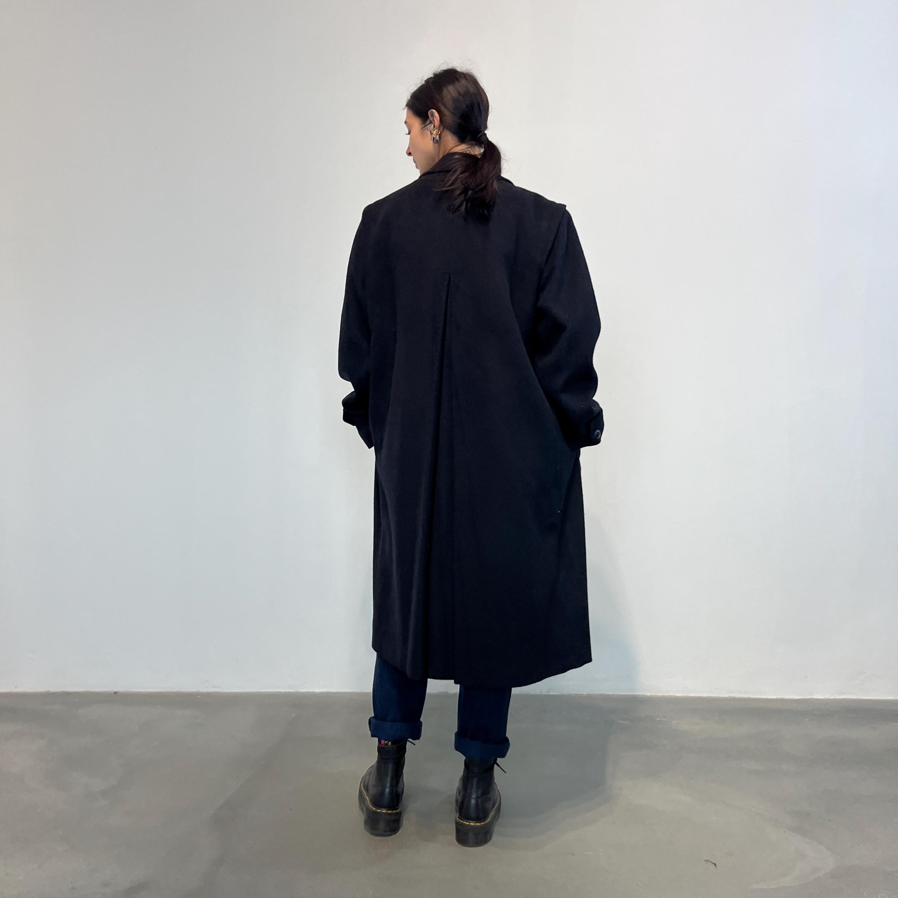 Original ALPEN LODEN Impragniert / Blue Vintage Loden Wool Coat