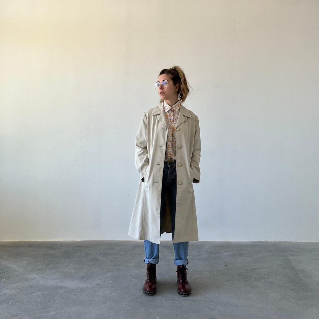 Vintage Trench Coat NEW 90s / New Vintage Women's Trench Coat Clear ...