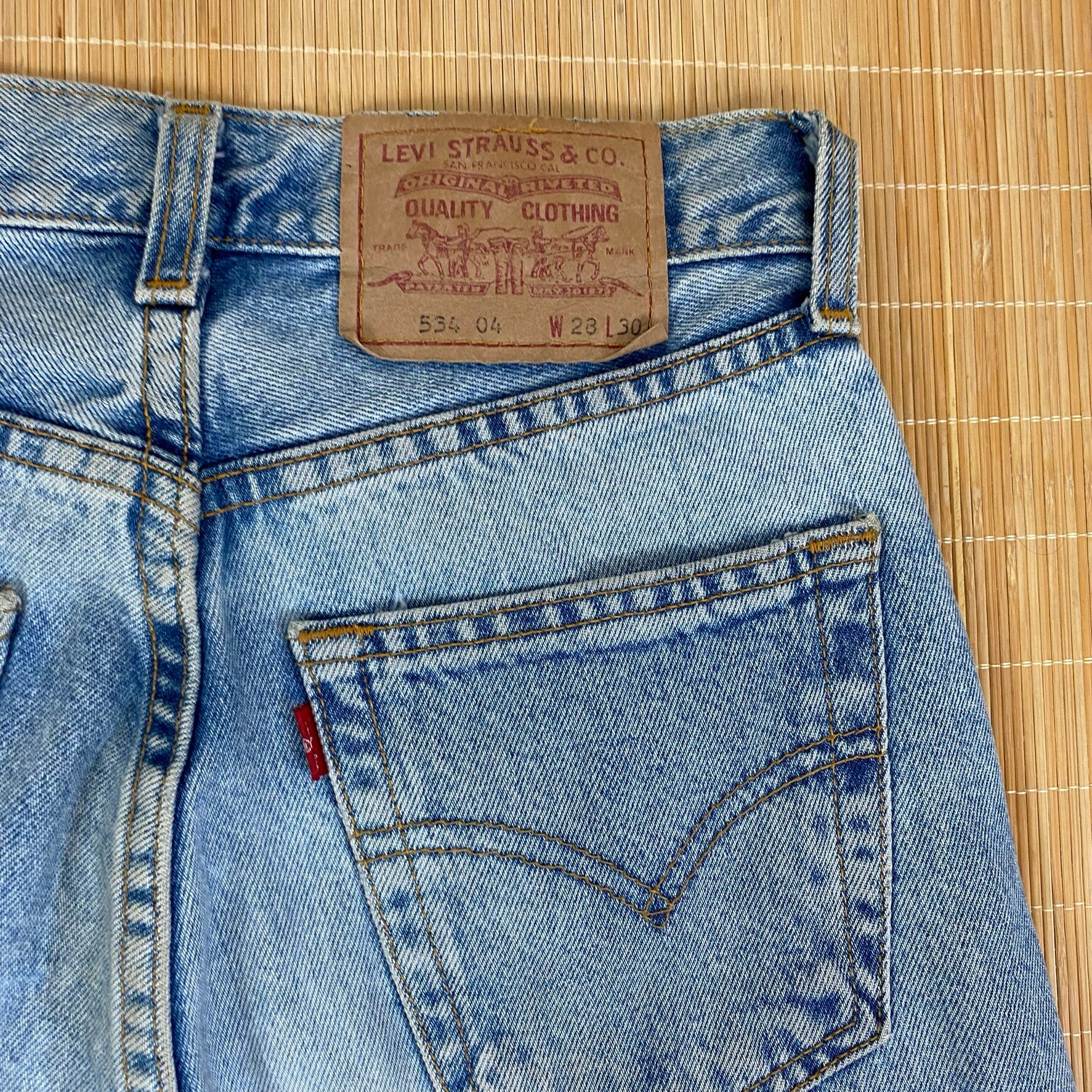 W 28 Levis 534 Vintage / Jeans Levis 
