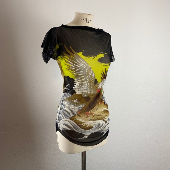 Jean Paul Gaultier vintage Eagle Japanese tattoo m