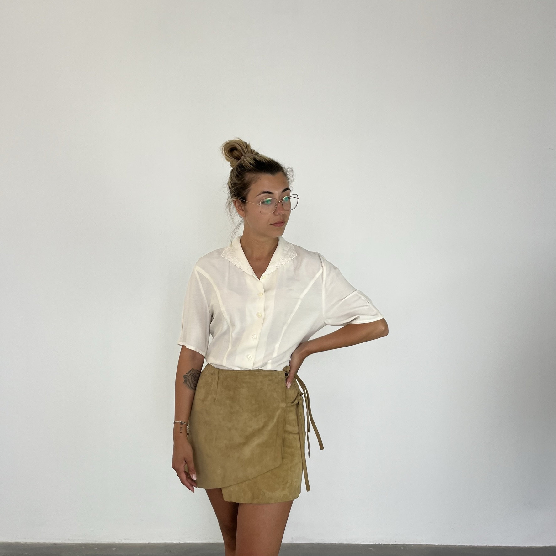 70s Bon Ton Vintage Blouse Vintage Summer Women's Shirt