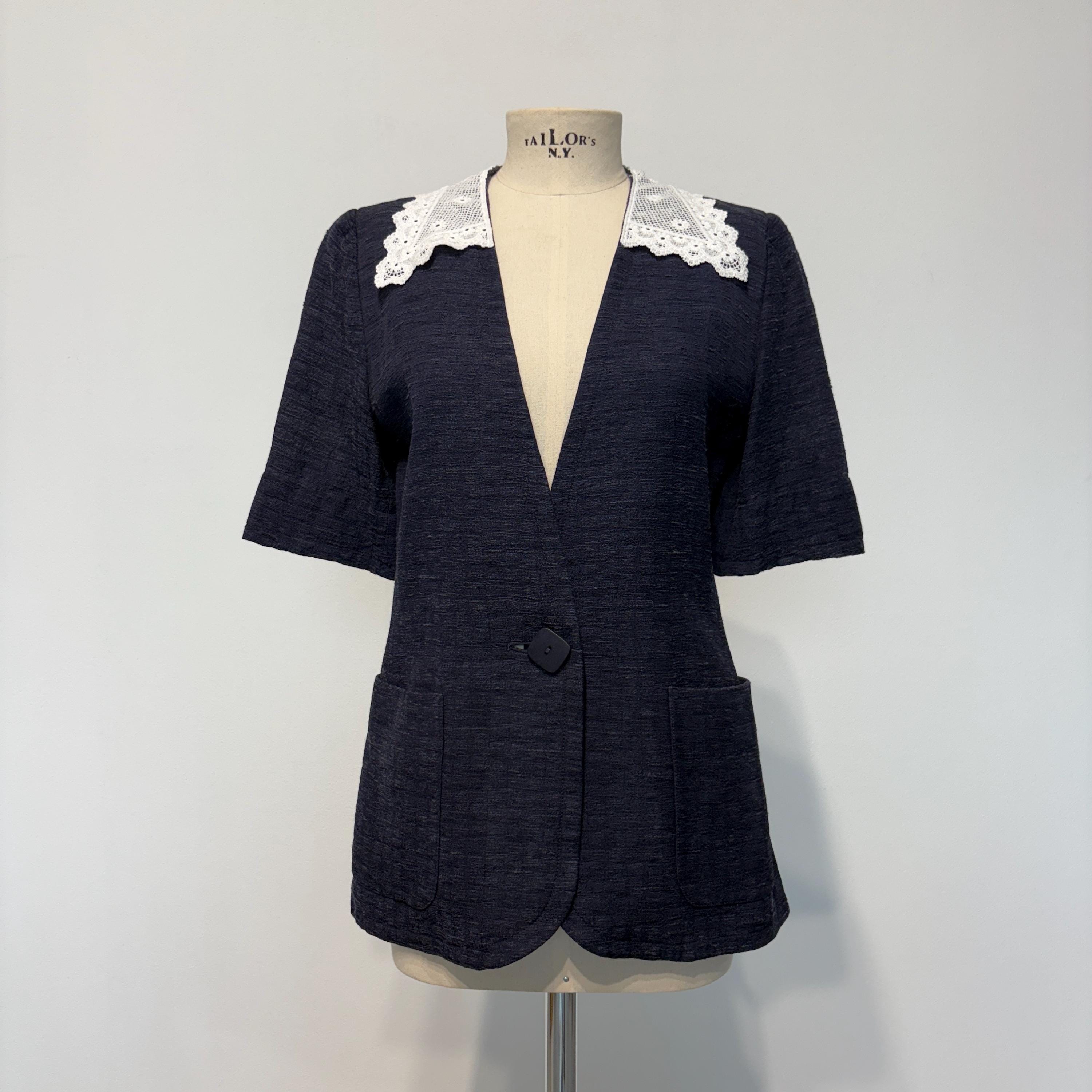 YSL Vintage 80s Blazer / YSL Variation Short Sleeve Blazer / YSL