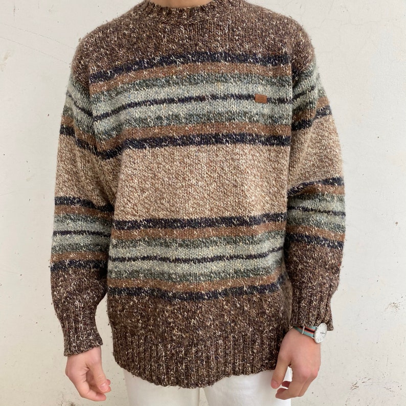 L COPAINS LES sweater norwegian vintage wool/ men's | Etsy