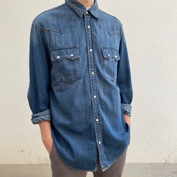 LEVIS DENIM shirt 70s vintage shirt Levis 70s /den