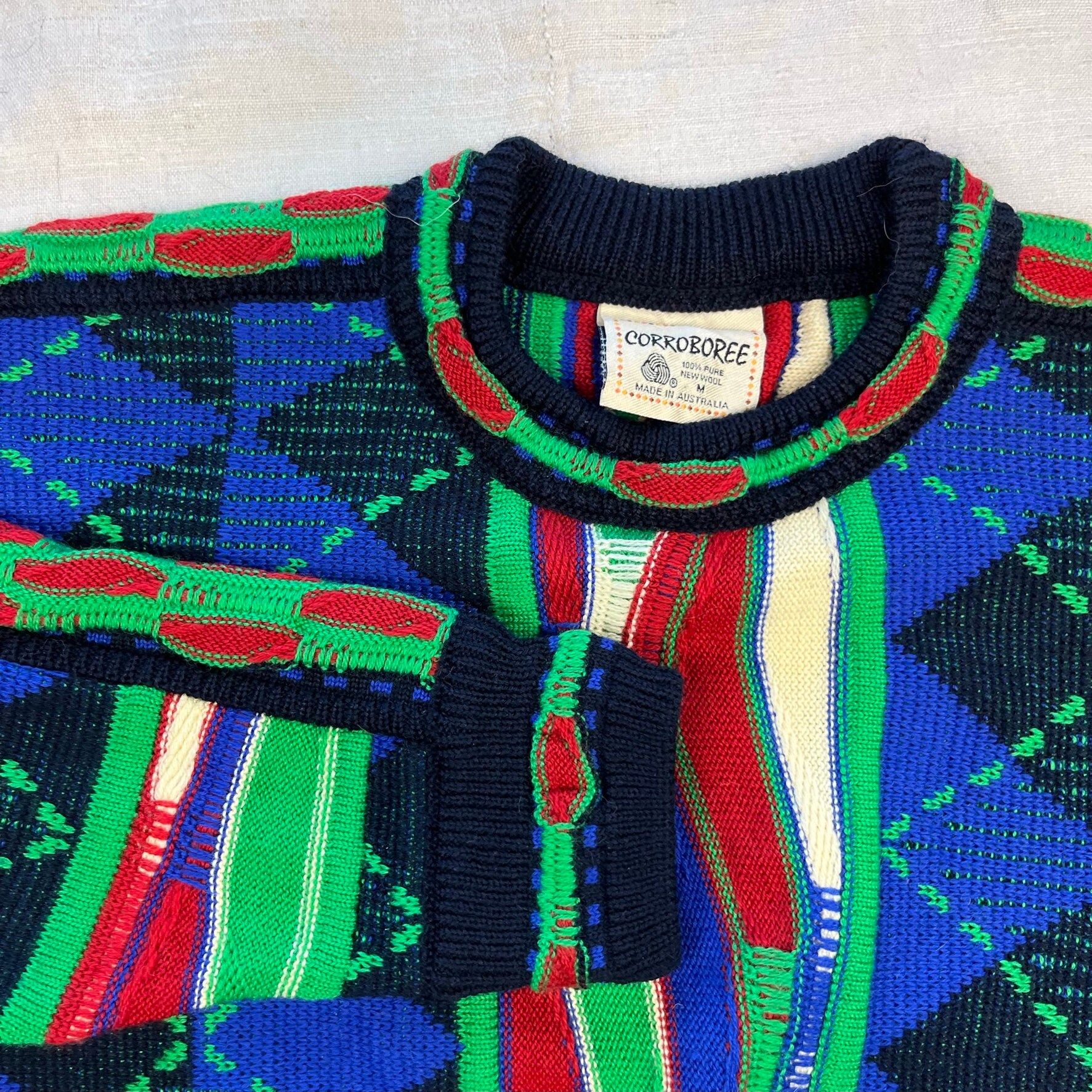 100% Pure New Wool Made in Australia / Vintage Coogi Sweater 