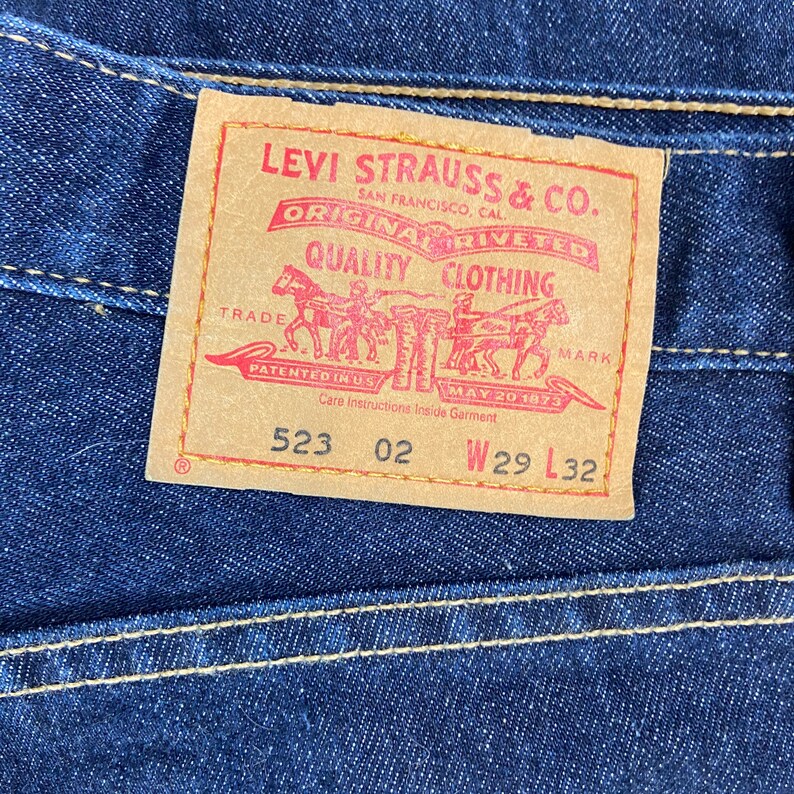LEVI'S 523 02 vintage denim 70s jeans woman Levi's 523 Etsy