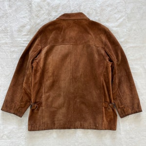 veste en daim vintage surdimensionnée / veste en cuir marron / veste en daim surdimensionnée / veste en daim vintage / veste en daim marron surdimensionnée image 10