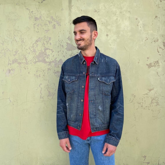 Green Levis 90s Denim Jacket / Levis 