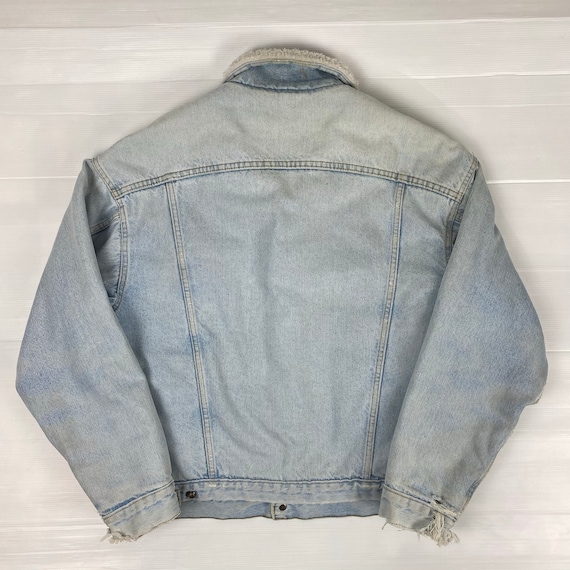 Giubbotto jeans top levi's con pelliccia