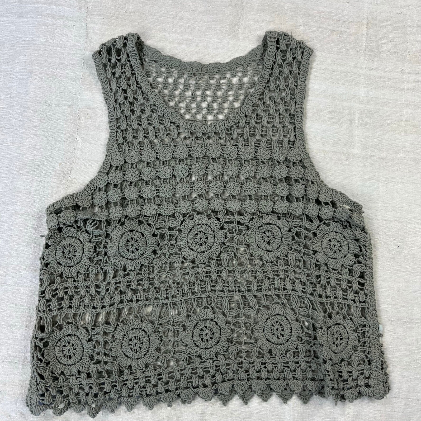 Vintage Crochet Top - Etsy