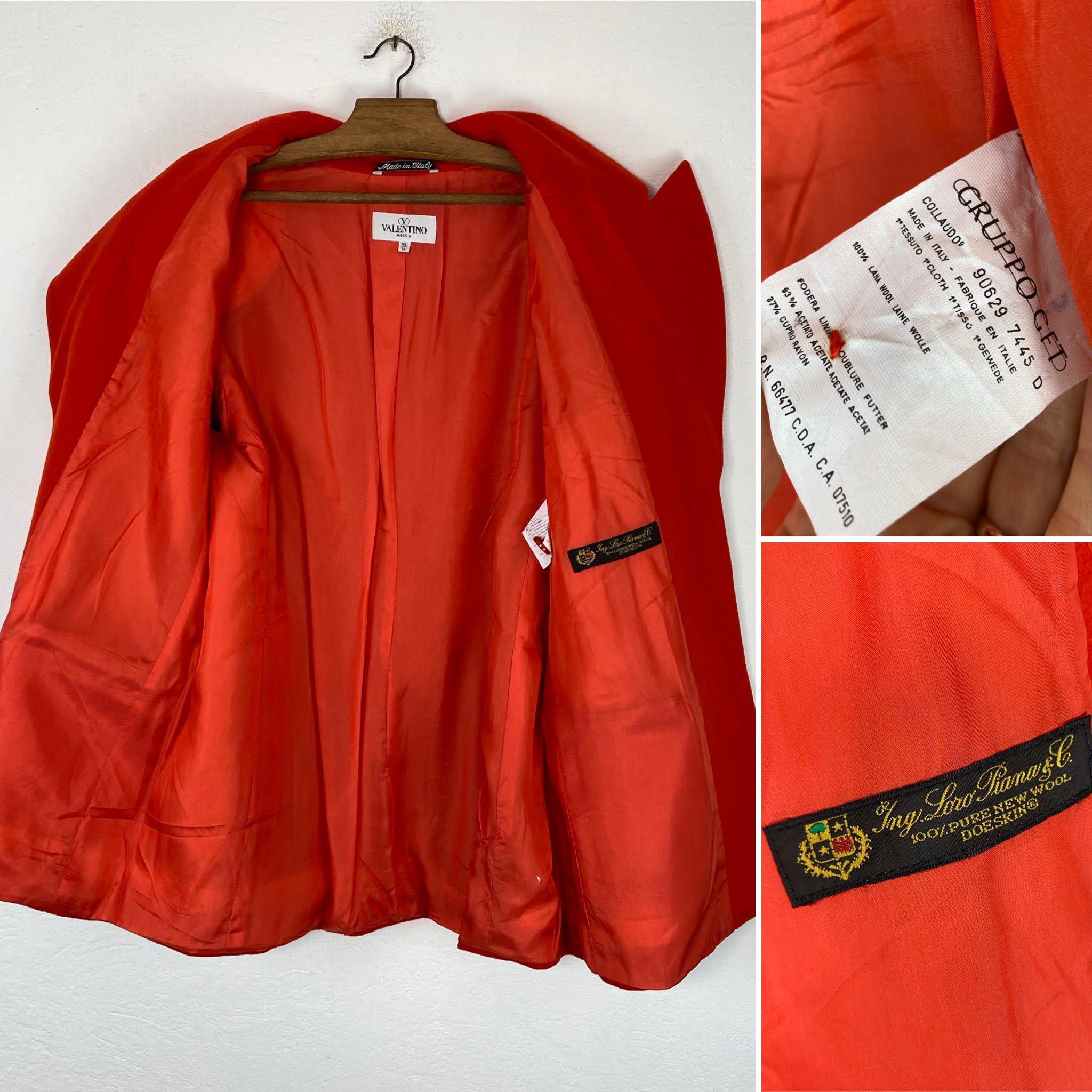 VALENTINO GARAVANI Jackets Women  Single-breasted red blazer Red