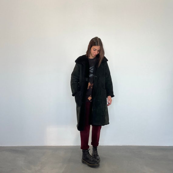 Stivaletti in pelle con shearling in Marrone - Toteme
