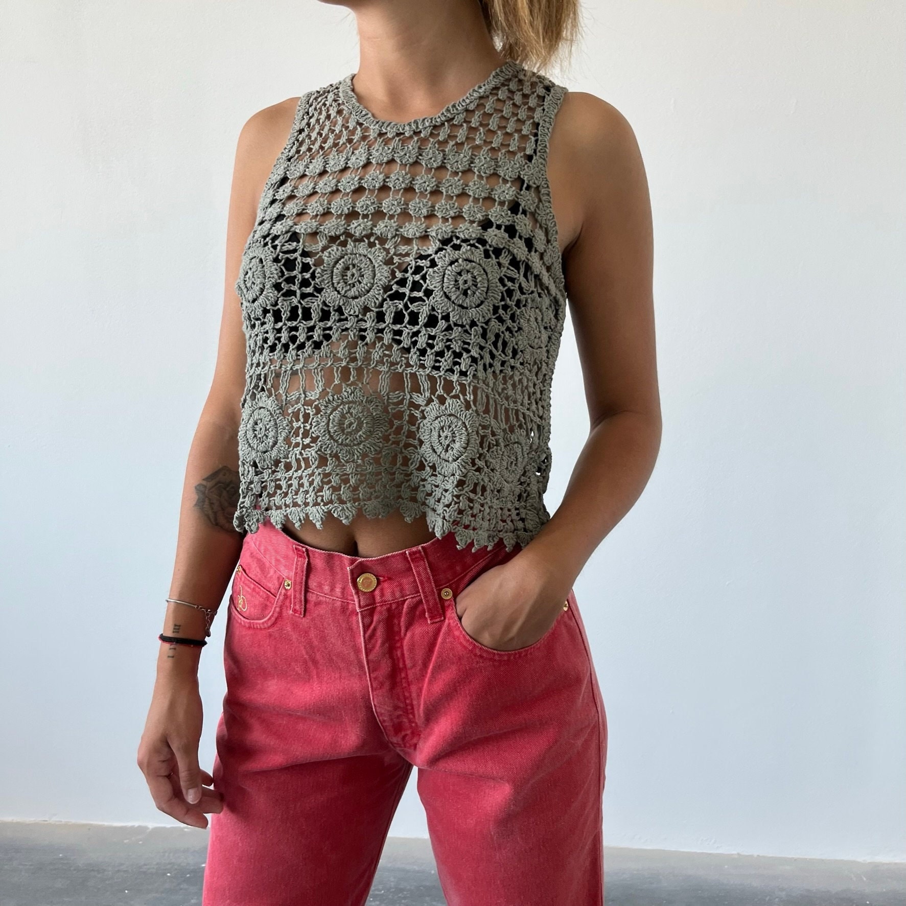 Canotte cotone uncinetto store