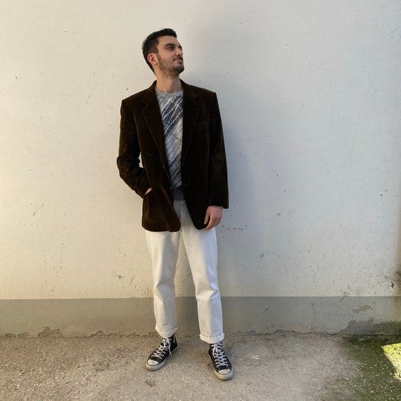 Corduroy vintage blazer / vintage men's blazer jac