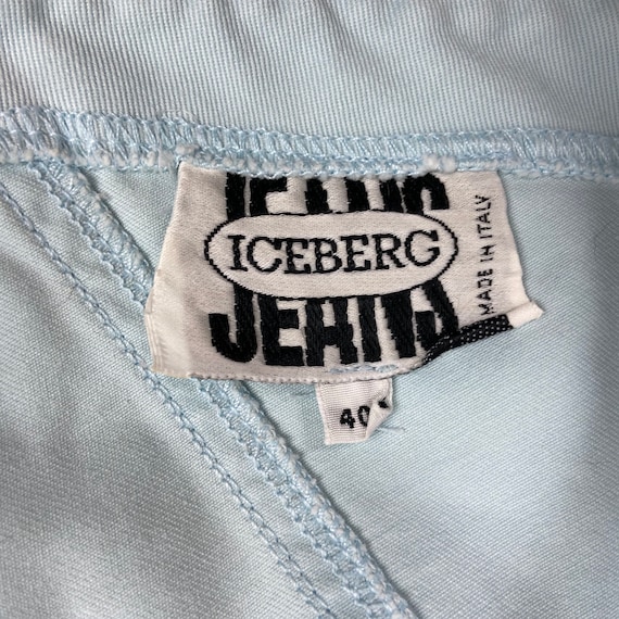 Iceberg Jeans dames vintage tuinbroek / Iceberg lichtblauwe - Etsy