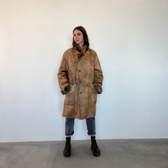 Eccezionale SHEAR COAT vintage 80s in perfette co… - image 6