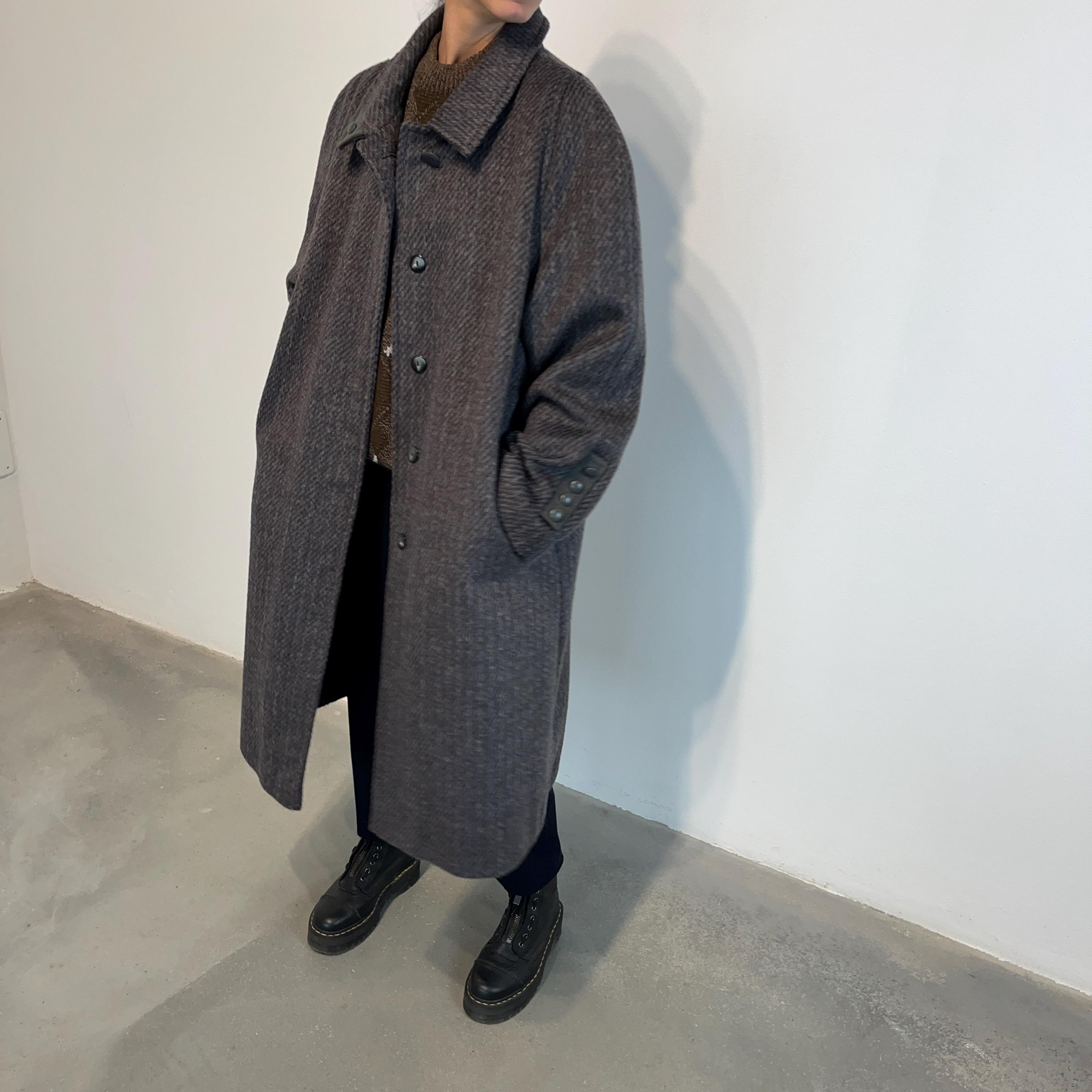 西ドイツ産ラマ毛80%アルパカコート！ / 新品ロングラマ毛コート