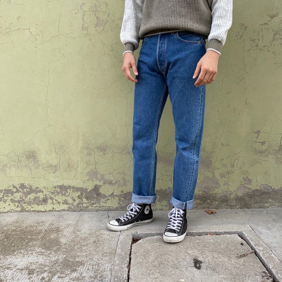 Jeans Levis 501 vintage 70 denim Levis 501 wash bl