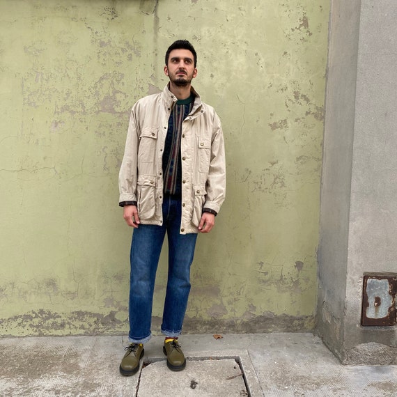 BARBOUR Vintage 90s as new, vintage beige Saharian