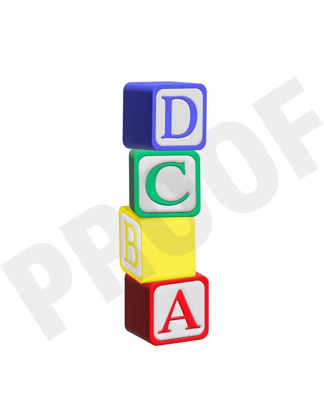 3D ABCD Children's Letter Blocks: Svg, Png, Jpg - Etsy UK