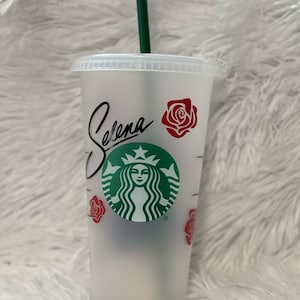 Selena Starbucks cup