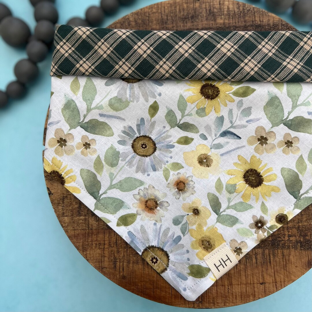 Sunflower Bandana Etsy