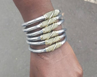10pcs-Alluminium and brass bracelets, wholesale Brass bracelets,brass bracelets, aluminium bracelets ,bulk bracelets, silver bracelets,