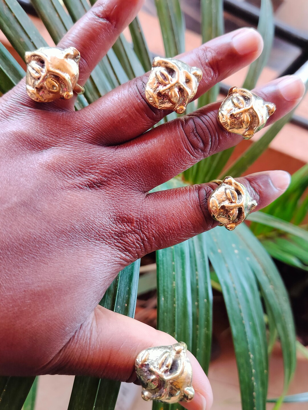 5african Brass Rings, Gift for Her,wholesale Rings, Men Rings,jewelry