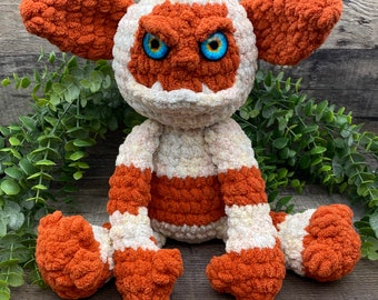 Manta de crochet Troll/Duende de peluche