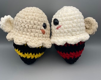 Abeja fantasma booobie de ganchillo