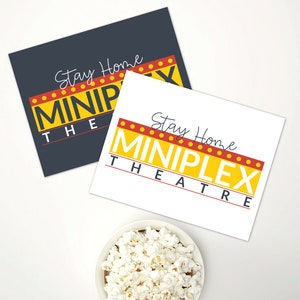 Movie Theater Sign - Instant Download