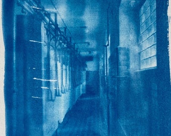 The Shower Room - Abandoned Swimming Pool - Wünsdorf (Art Print)