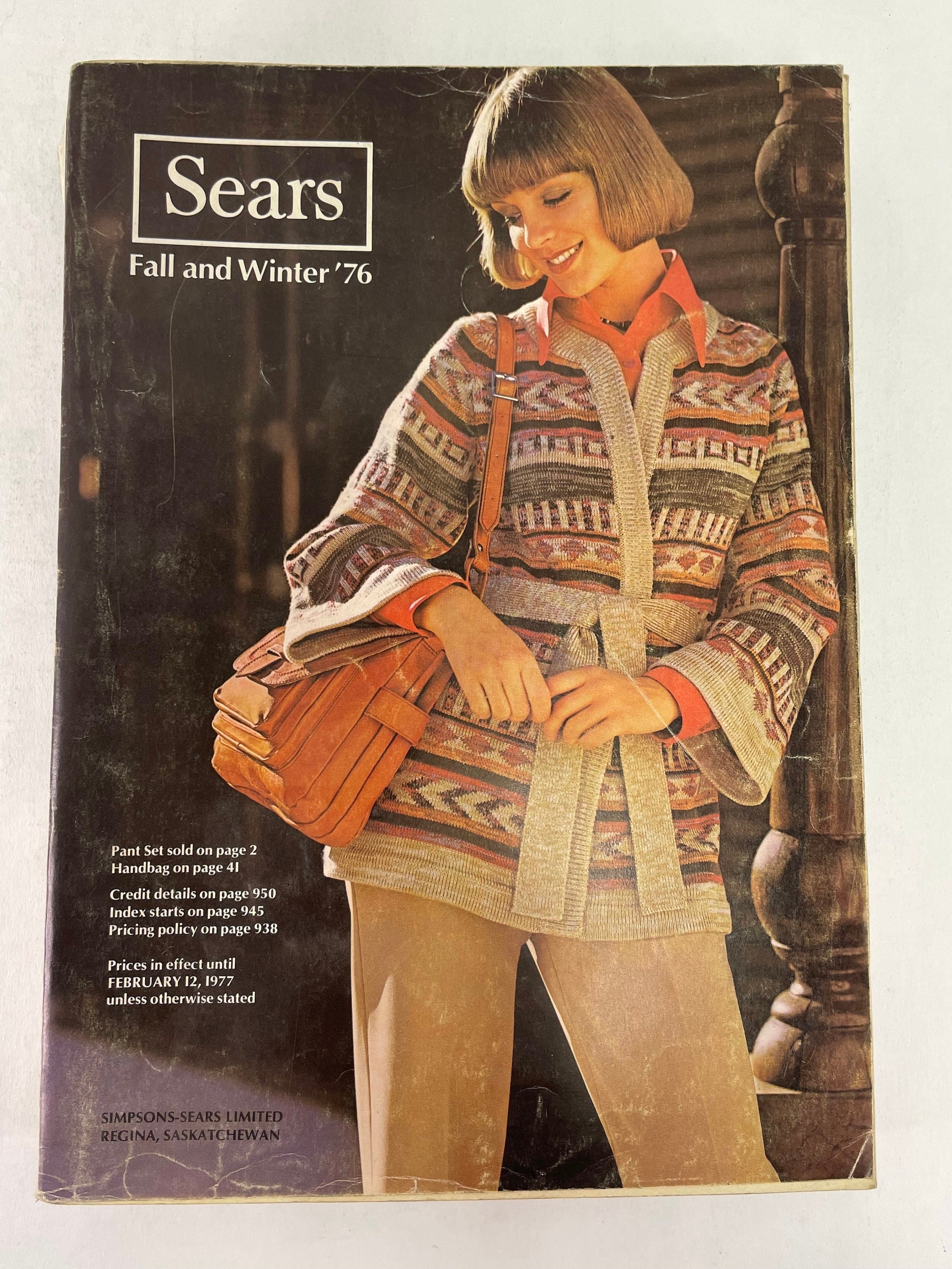 1976 Sears Fall and Winter Catalogue - Etsy