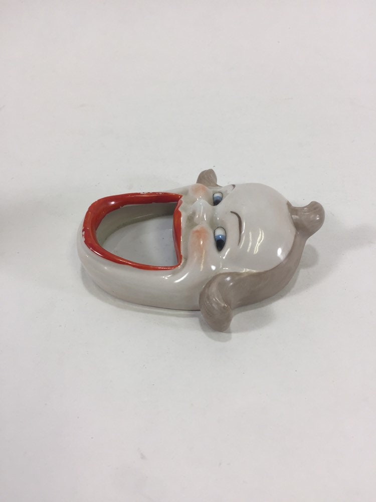 1920s Ceramic Stamp Moistener Dish Etsy