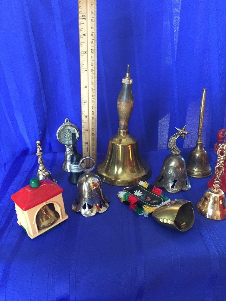 11 Bells. Assorted Vintage Bells. Etsy UK