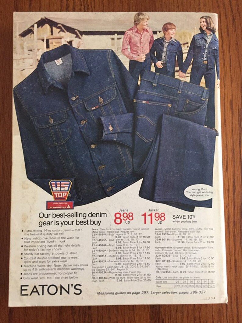 1975 Eaton's Fall and Winter Catalog Etsy